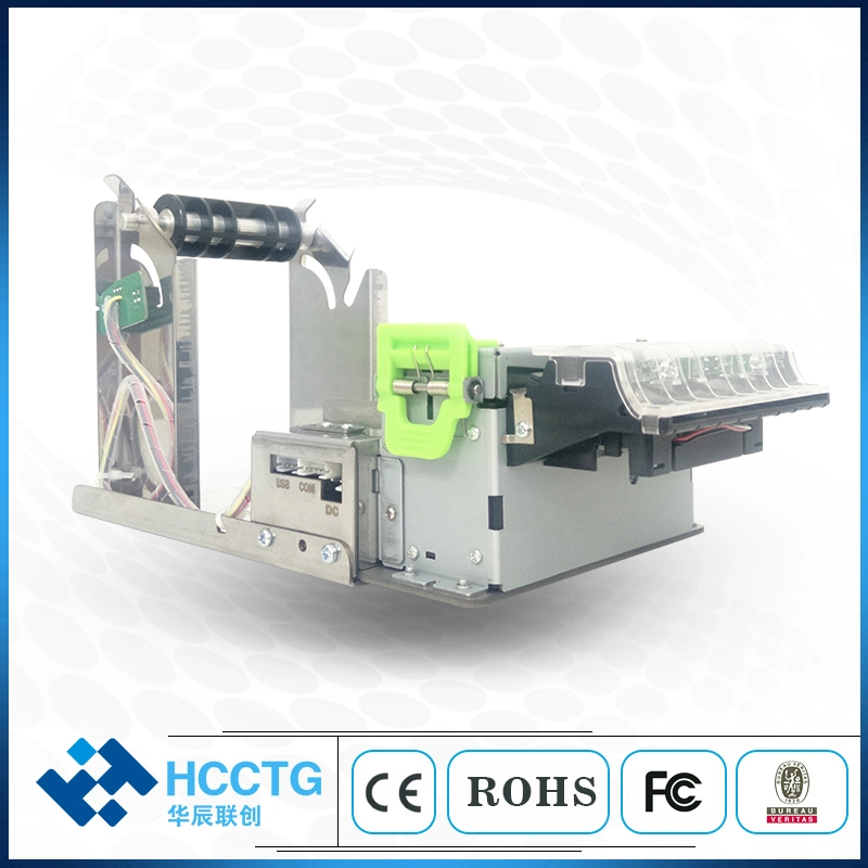 80mm Thermal Line Guillotine Auto Cutter 200mm Thermo Embedded Kiosk Receipt Printer (HCC-EU807)