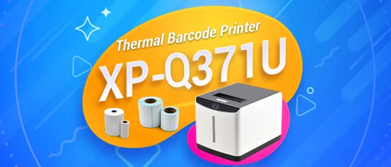 Xprinter XP-Q371U Impresora Térmica de Código de Barras 2 en 1 USB Impresora Térmica