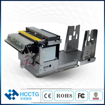 Auto Cutter Mobile RS232 Impresora térmica de quiosco de recibos USB de 80 mm con soporte de papel (HCC-EU805)