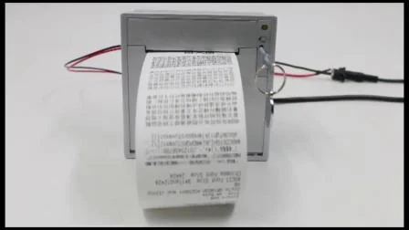 Ms-Fpt201 Módulo de impresora térmica integrado de bajo ruido de 58 mm Panel de montaje Llave de impresora opcional